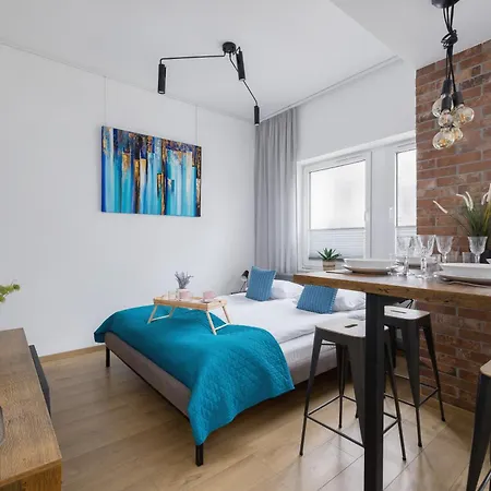 Turquoise Studio With Balcony & Air Conditioning Krakow By Noclegi Renters Exterior photo